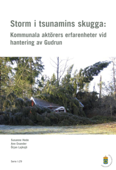 Storm i tsunamins skugga : kommunala aktörers erfarenheter vid hantering av Gudrun